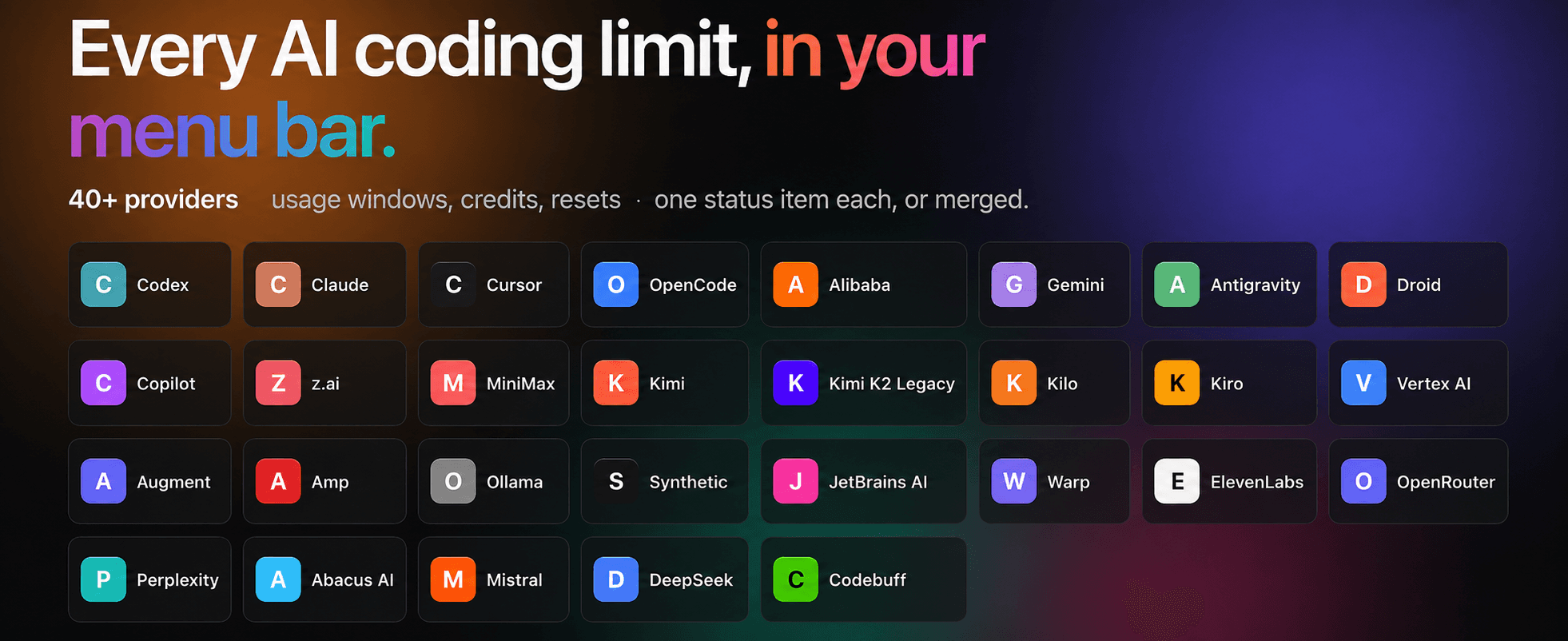 CodexBar